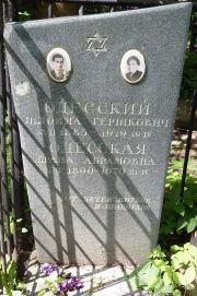 Одесский Шлойма гершкович, Москва, Востряковское кладбище